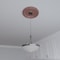 Ekena Millwork PVC Medallion (Canopies up to 9 1/2"), 16"OD x 3 1/2"ID x 1 3/8"P, Metallic Champagne Pink CMP16TRFCP - alternate 7